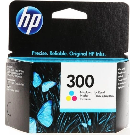 HP CC643EE 300 Tri-colour Blækpatron (Cyan, Magenta, Gul) – 165 Sider