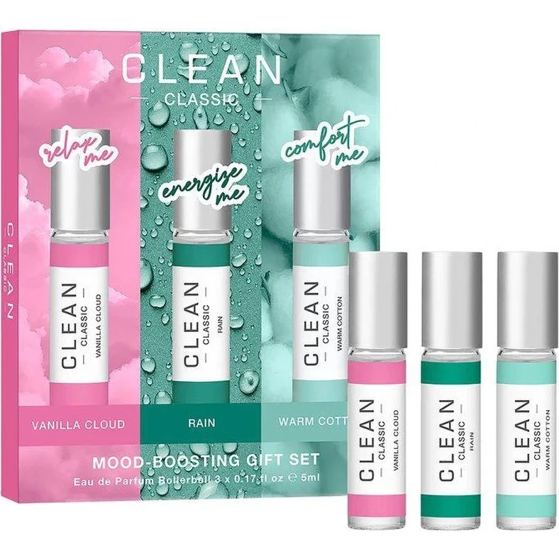 Clean Classic Mood Boosting Giftset 3x5 ml (Limited Edition)