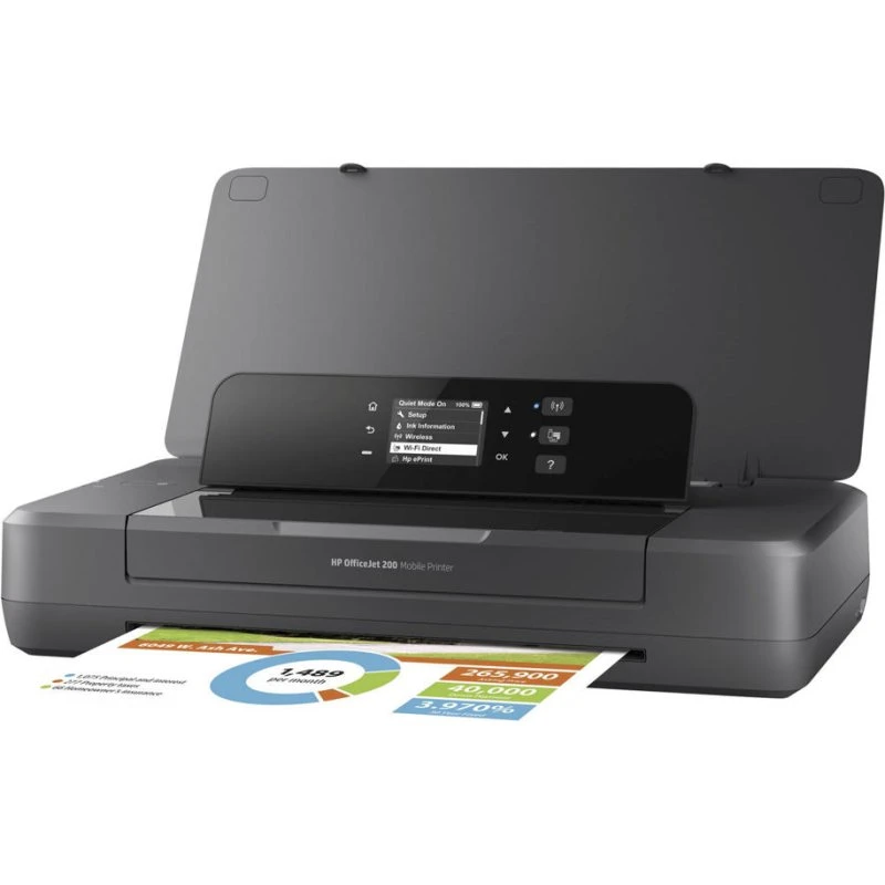 HP OfficeJet 200 Mobilprinter – Trådløs inkjet med USB-front
