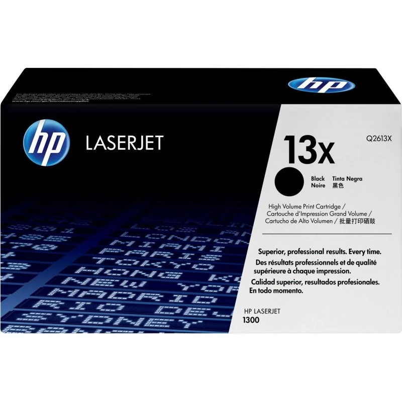 HP 13X Sort Toner, Høj Kapacitet (Q2613X)