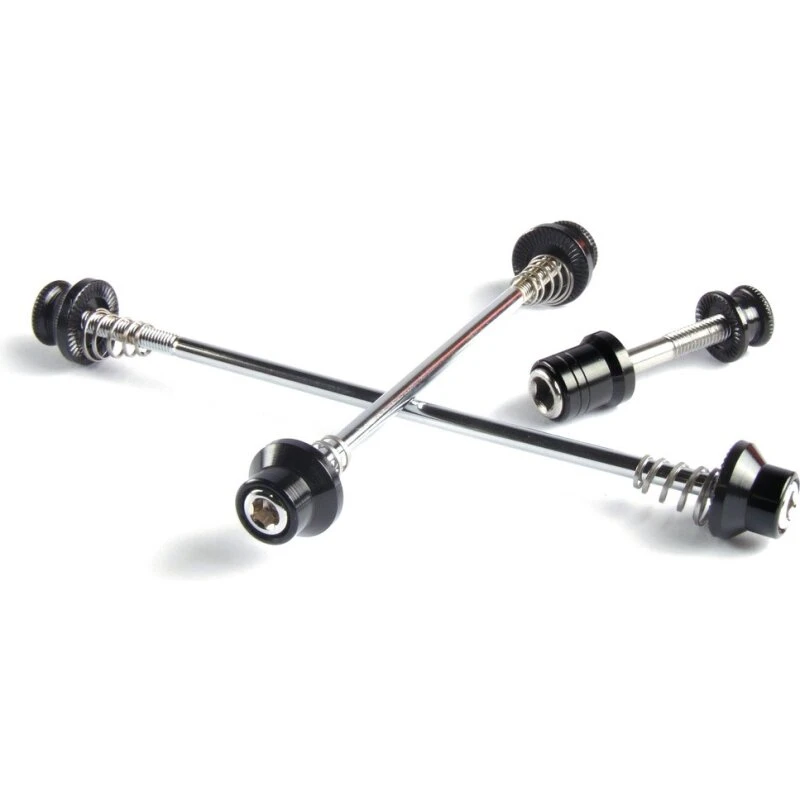 XLC QR-A01 hurtiglåsesæt sort – for/bag (100/130/135 mm)