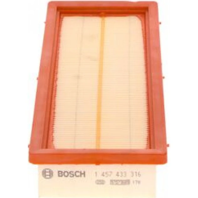 BOSCH Luftfilter 1 457 433 316 til FIAT PANDA, LANCIA YPSILON