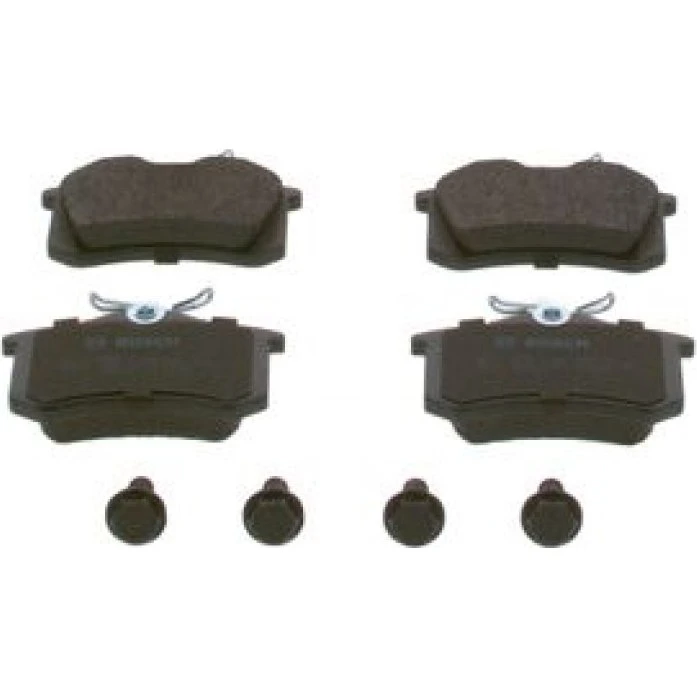 BOSCH Bremseklodser 0 986 424 751, Akselsæt, Low-Metallic