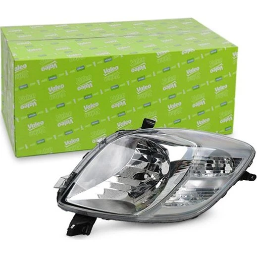 VALEO Forlygte 043048 til Toyota Yaris, H4, halogen, med indstillingsmotor