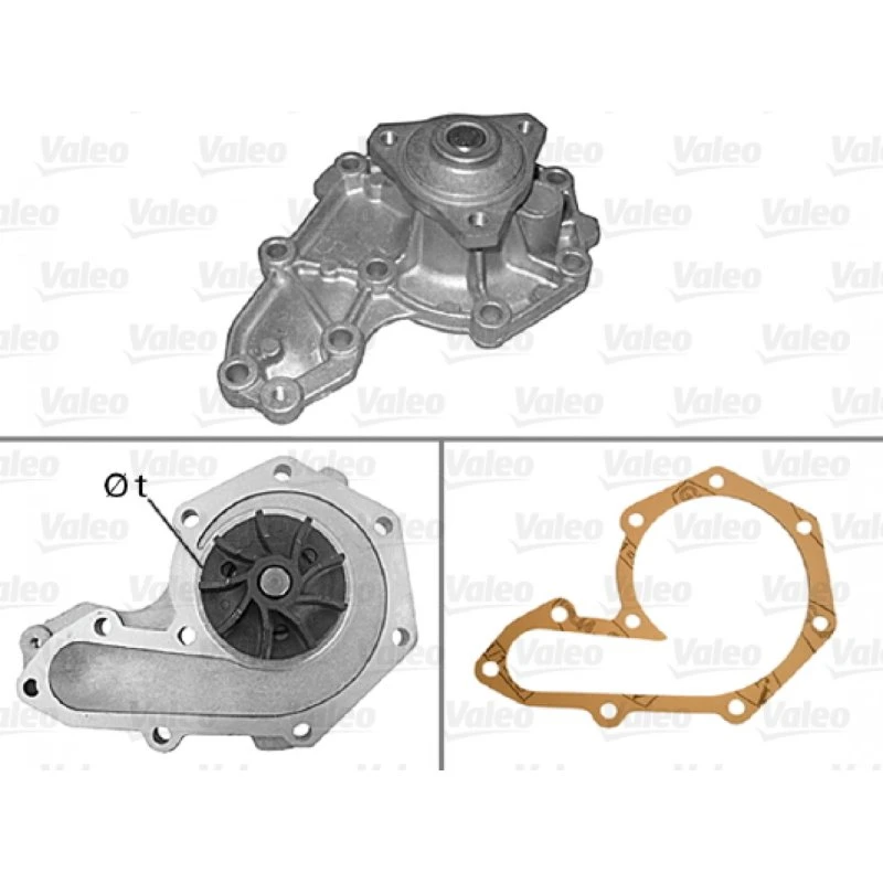VALEO Vandpumpe 506019 til OPEL, RENAULT, DACIA