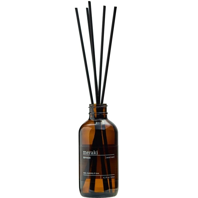 Meraki Diffuser Wood Nest 120 ml - Brun