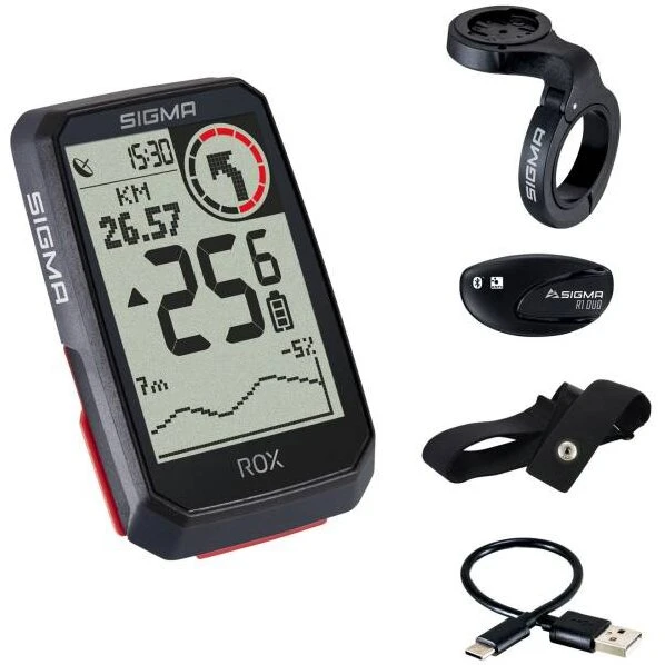 Sigma ROX 4.0 GPS cykelcomputer – HR-kompatibel