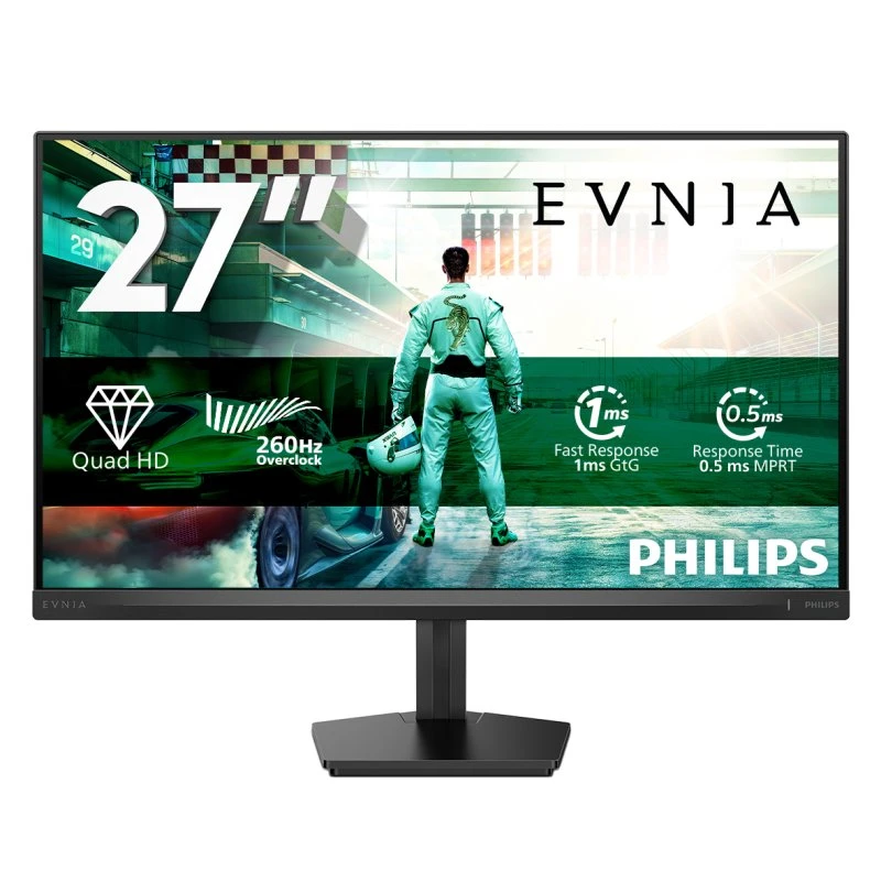 Philips Evnia 3000 27" Fast IPS 2K 260 Hz HDMI DisplayPort brunsort