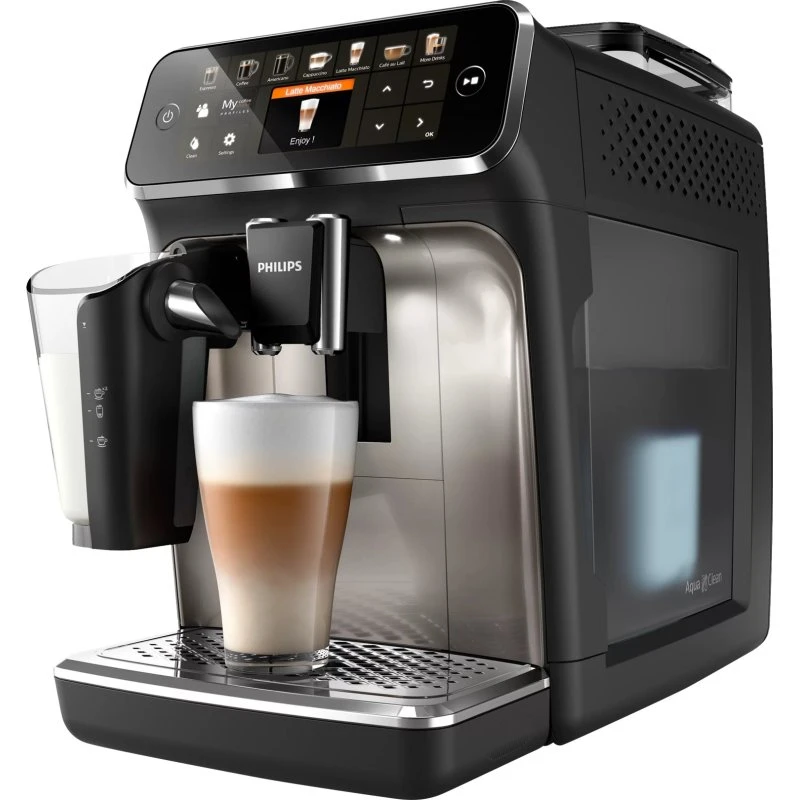 Philips 5400 Series EP5447 Espressomaskine med mælkeskummer, sort