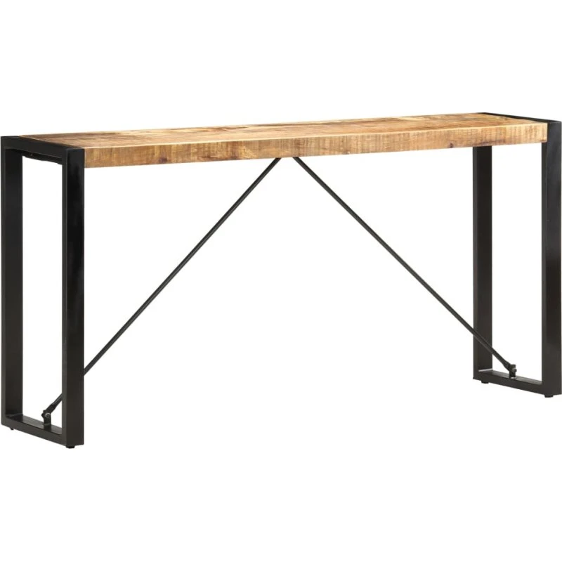 vidaXL Konsolbord 150x35x76 cm i Massivt Mangotræ