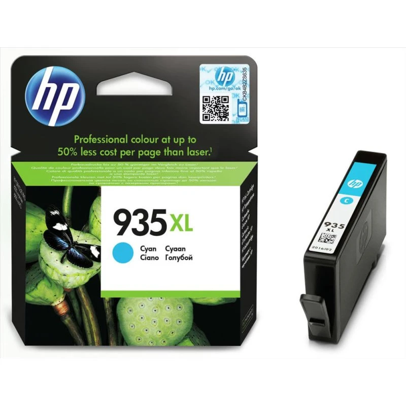 HP 935XL Cyan Blækpatron – 825 Sider
