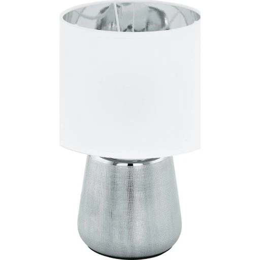 Eglo Manalba 1 Bordlampe Hvid/Sølv H300