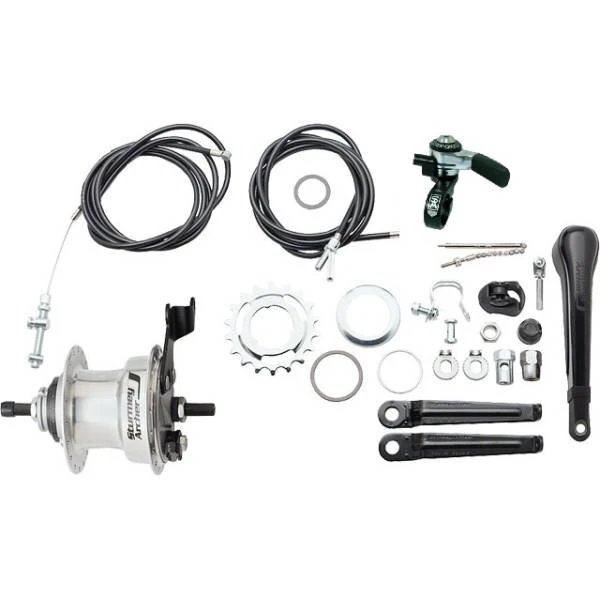 Sturmey Archer Summit X‑RD3 3-trins bagnav, trommebremse, højpoleret alu