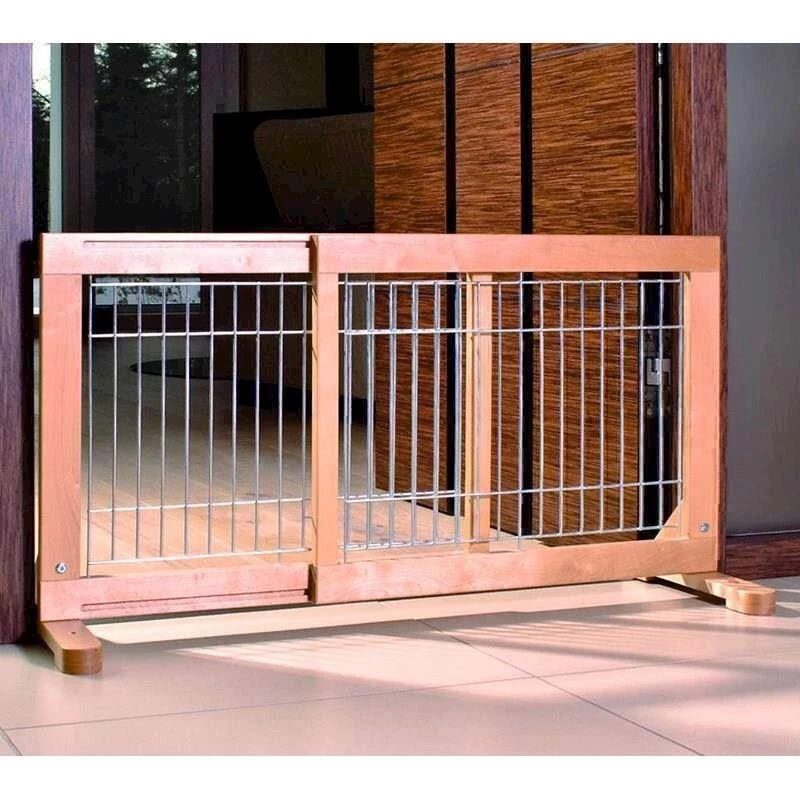 Trixie trægitter til hvalpe og killinger, justerbart 63–108 cm