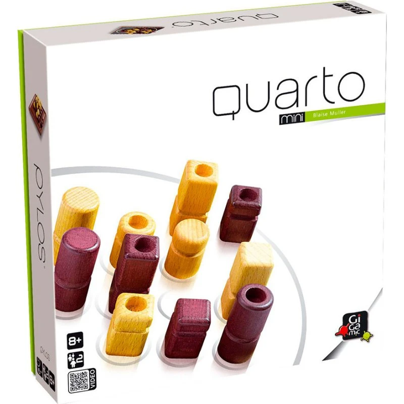 Gigamic Quarto Mini Rejsespil, 2 spillere, 8+ år