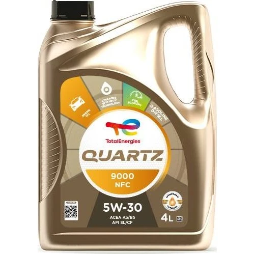 TOTAL 5W-30 QUARTZ 9000 NFC 4L, OPEL/FORD/RENAULT