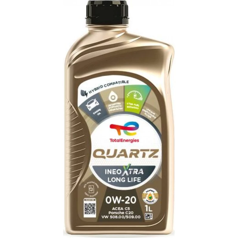 TOTAL 0W20 QUARTZ INEO XTRA LONG LIFE 1L