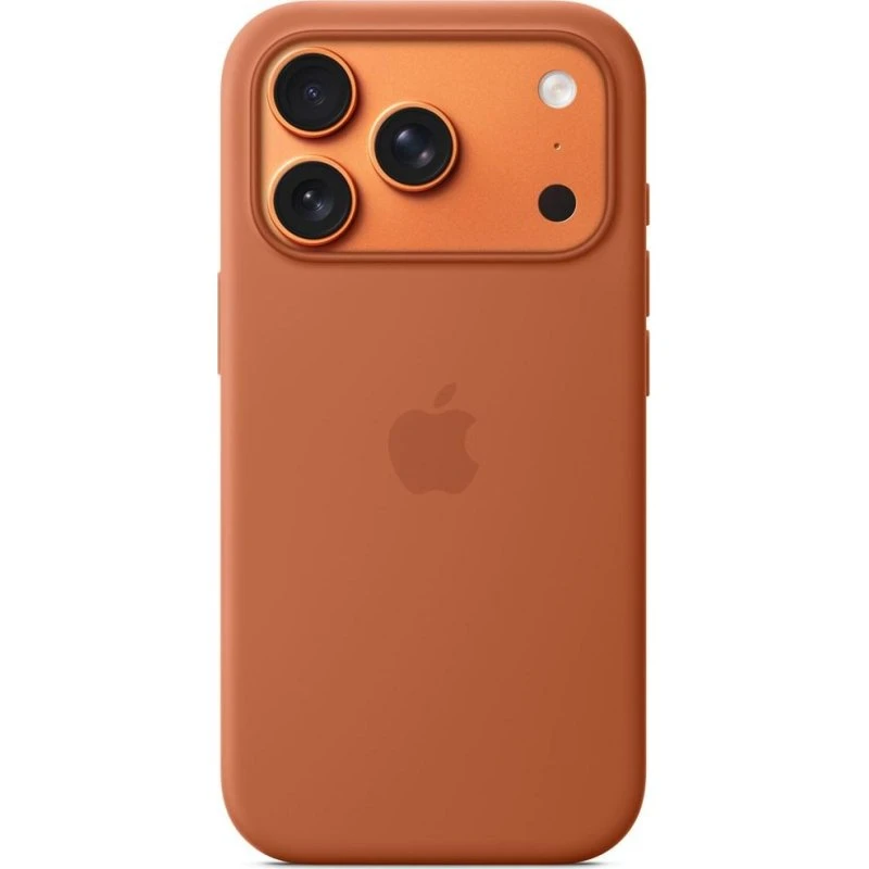 Apple iPhone 17 Pro Silikonecover Terrakotta med MagSafe