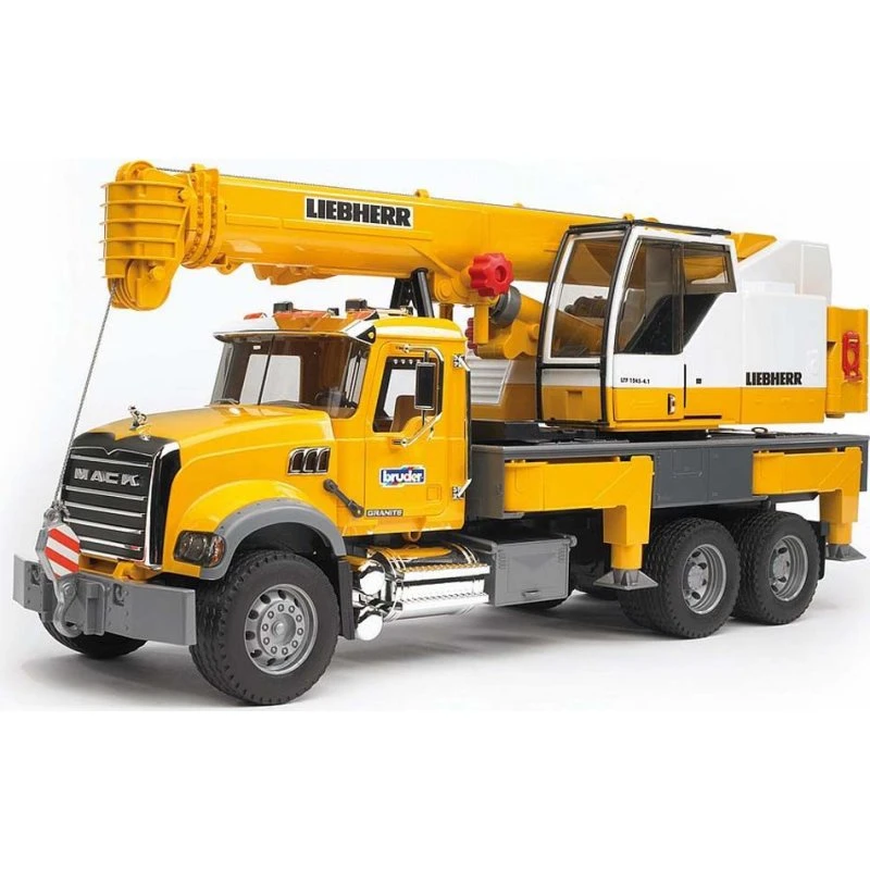 Bruder Mack Liebherr Kranlastbil 1:16