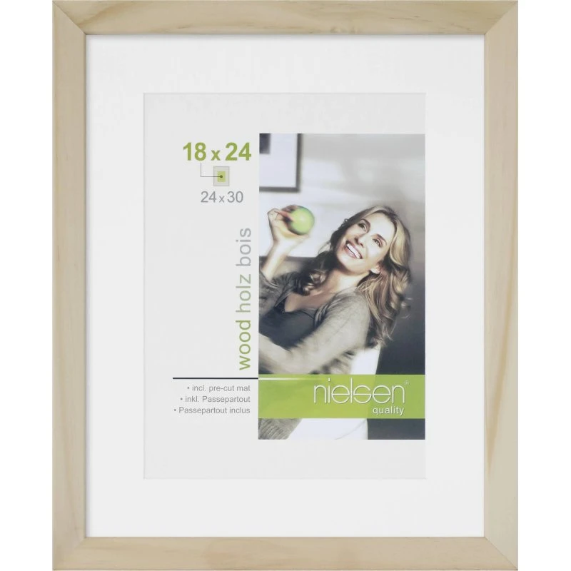 Nielsen Design Apollon 24x30 cm Naturtræ Billedramme