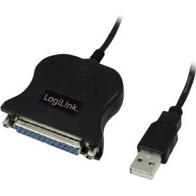 LogiLink USB til DSUB-25 Parallel Adapter, 1,5 m
