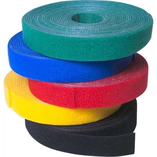 Velcro Kabeltape 16mm, Gul (4m)
