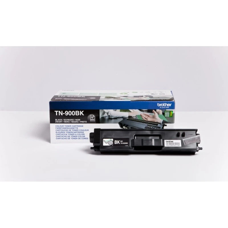 Brother TN-900BK Sort, 6000 sider