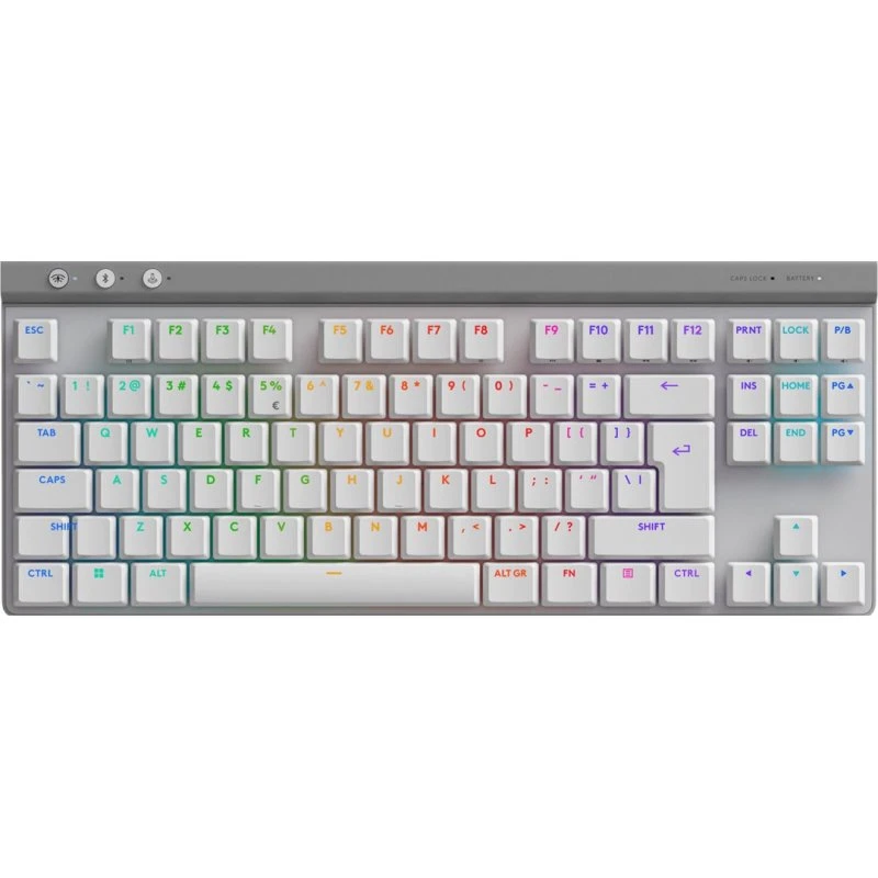 Logitech G515 TKL Trådløst Gaming Tastatur - Hvid - Tactile