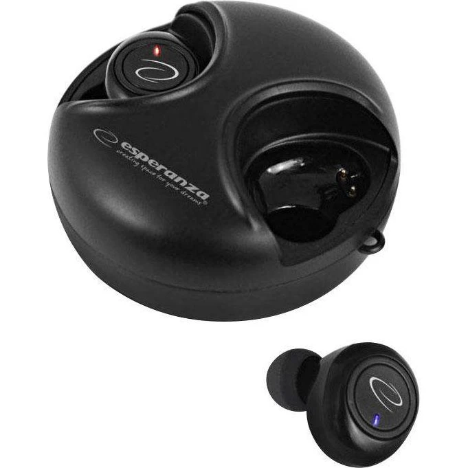 Esperanza EH228K Trådløse In-Ear Høretelefoner, Sort, Bluetooth 5.0