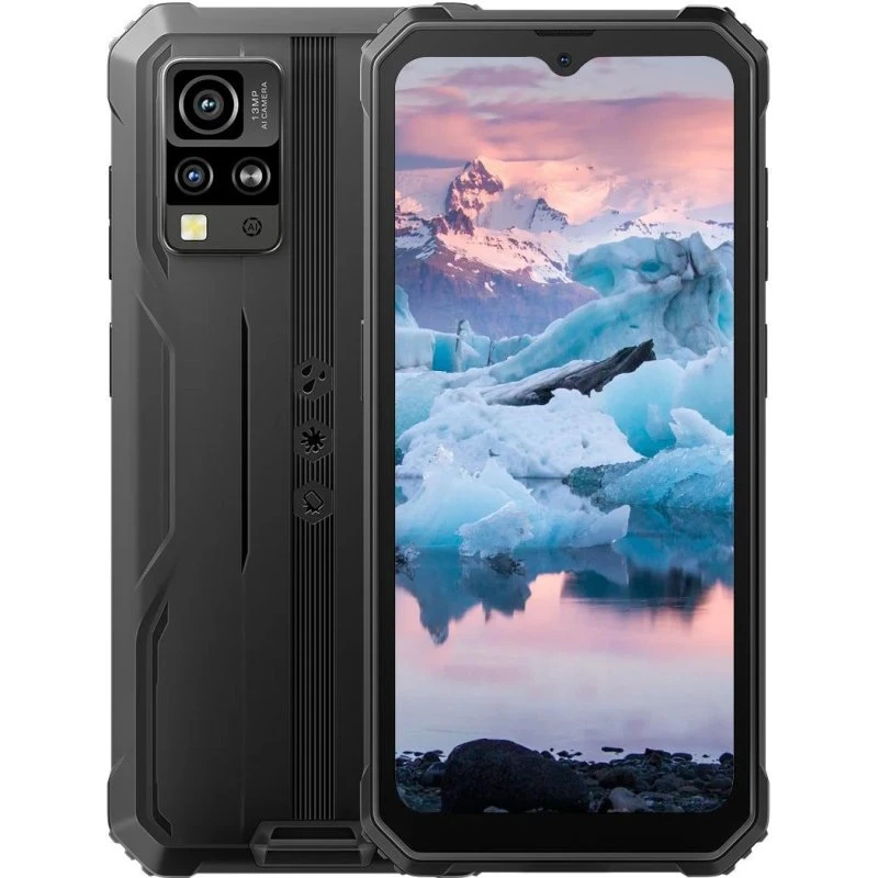 Blackview BV4800 Pro Robust Smartphone, 6,56" HD+, 4GB RAM, 128GB, IP68/IP69K, Sort