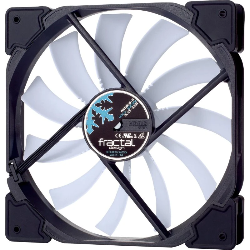 Fractal Design Venturi Series HF-14 140 mm Hvid Sort