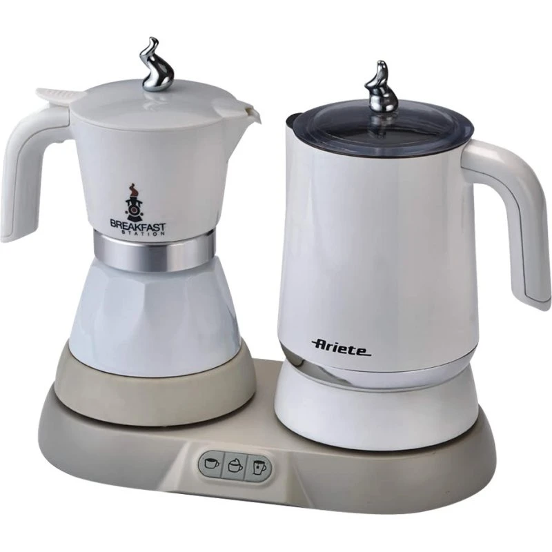 Ariete 1344 500W Elektrisk Kaffemaskine med Filtrering og Mælkeskummer