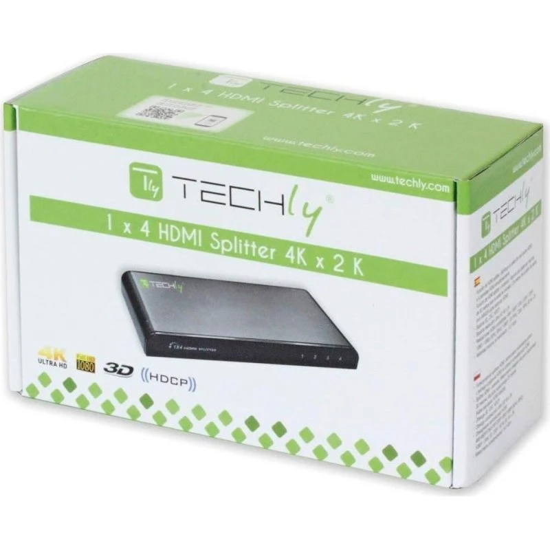 TECHly 1x4 HDMI-splitter 4K/2K - IDATA HDMI-4K4