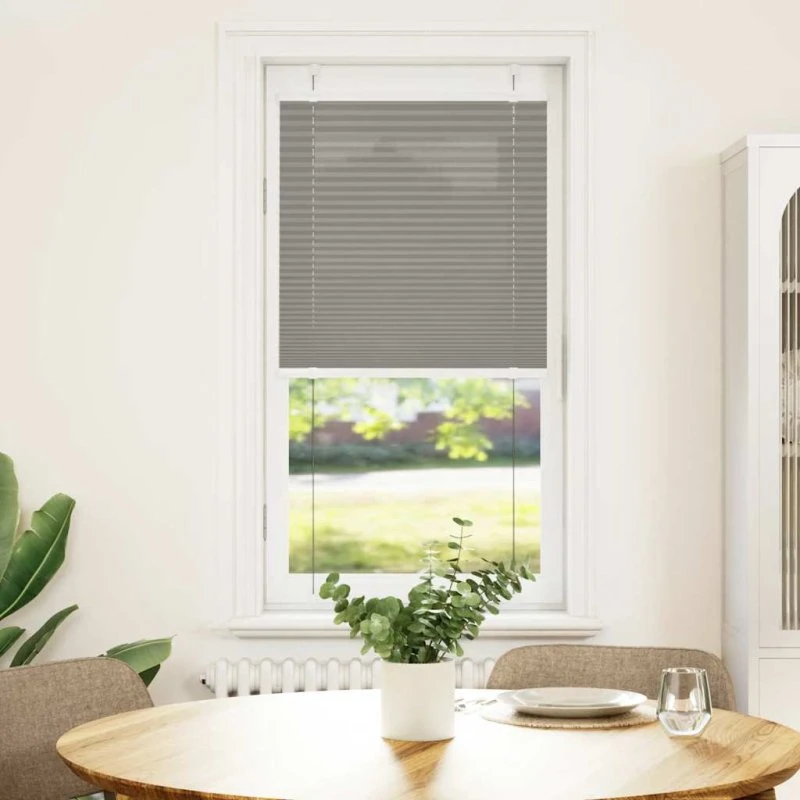vidaXL Plisségardin Antracit 60x100 cm, 59,4 cm stofbredde, polyester