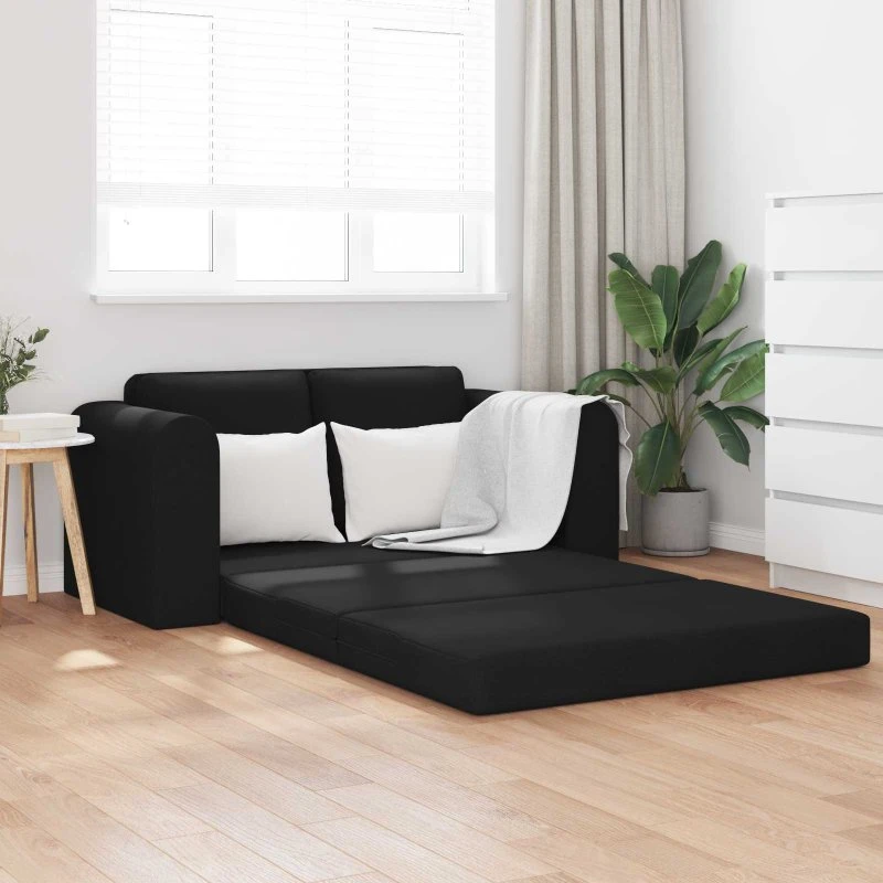 vidaXL Sovesofa 60 cm Sort Stof