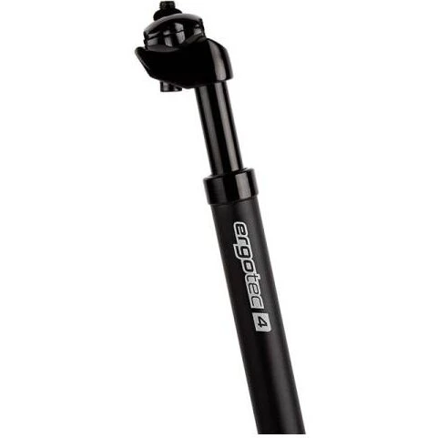 Ergotec SP-4.0 fjeder-sadelpind 350 mm Ø27,2 mm – sort