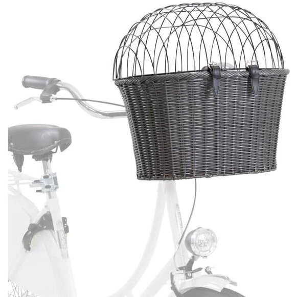 Trixie Cykelkurv med gitter, anthracite (op til 5 kg)