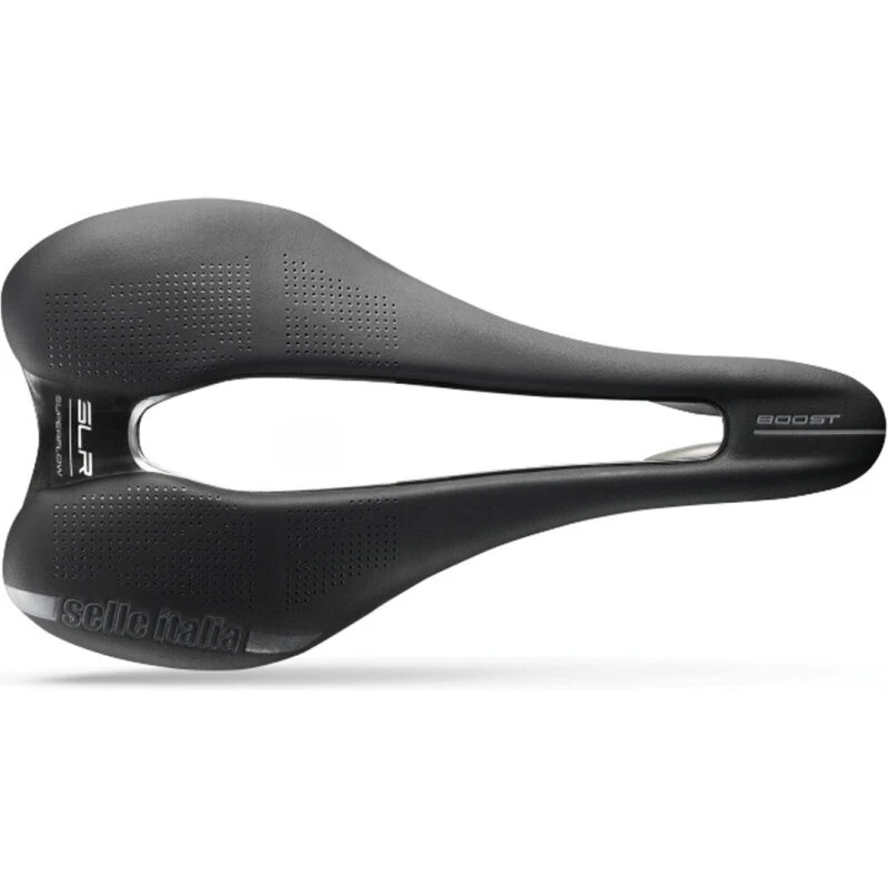 Selle Italia SLR Boost Superflow Ti316 Sadel - Sort