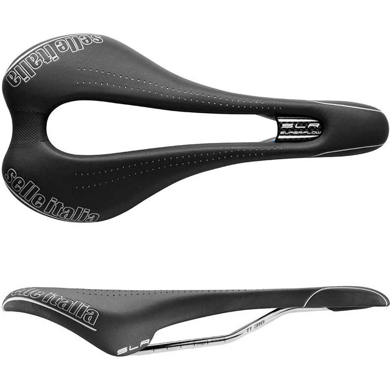 Selle Italia SLR Superflow L (Sort)