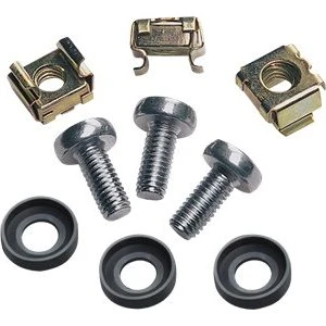Intellinet M6 Cage Nut Set, 50 stk – Rackskruer, møtrikker og pakningsskiver