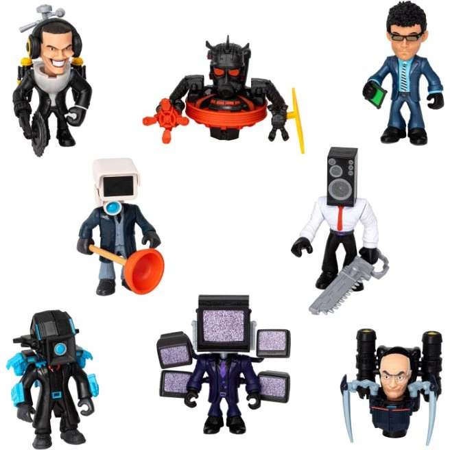 Skibidi Toilet Mini Mystery Figurer 2 Assortiment