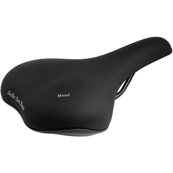 Selle San Remo Mosel Komfortsadel 275x160 mm - Sort