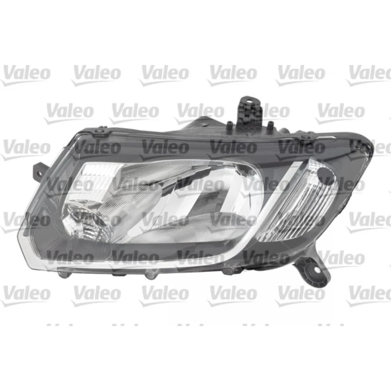 VALEO 045290 Forlygte, H4, sort, til RENAULT/DACIA