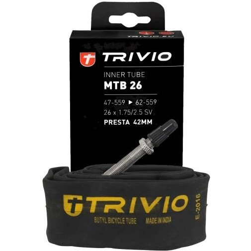 Trivio MTB 26x1.75–2.50 slange, fransk ventil 42 mm