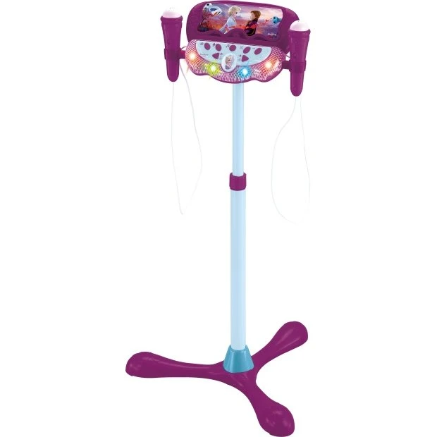Lexibook S160FZ Disney Frozen Justerbart Mikrofonstativ med 2 Mikrofoner og Lyseffekter