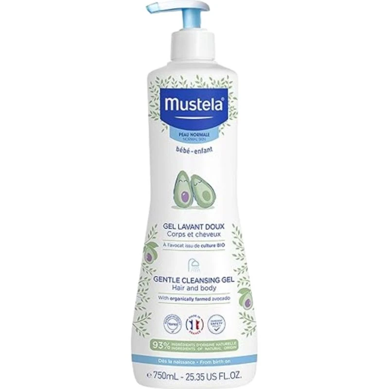 Mustela BabyGel 200 ml – Blid rense- og plejegel til baby