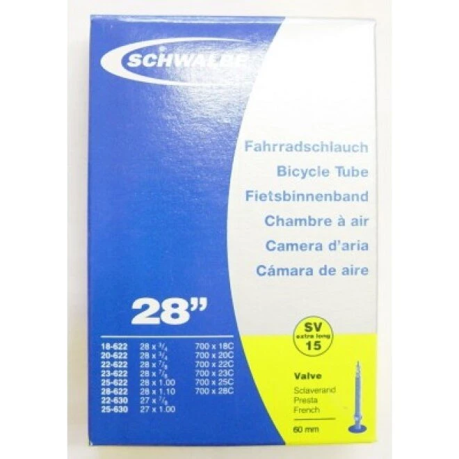 Schwalbe racerslange 700x18-28C SV15 60 mm racerventil