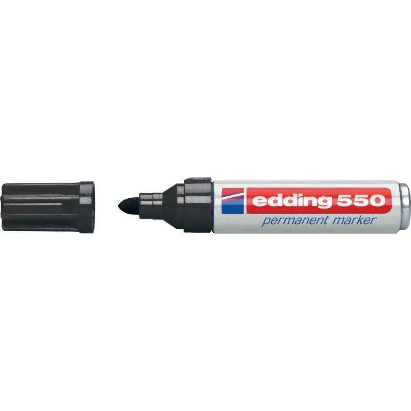 edding 550 Markør Sort 3-4 mm