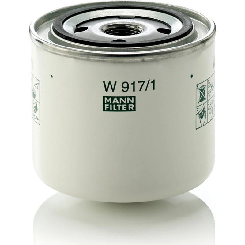 MANN-FILTER W 917/1 Oliefilter for Volvo 340-360, 440, 460, 480