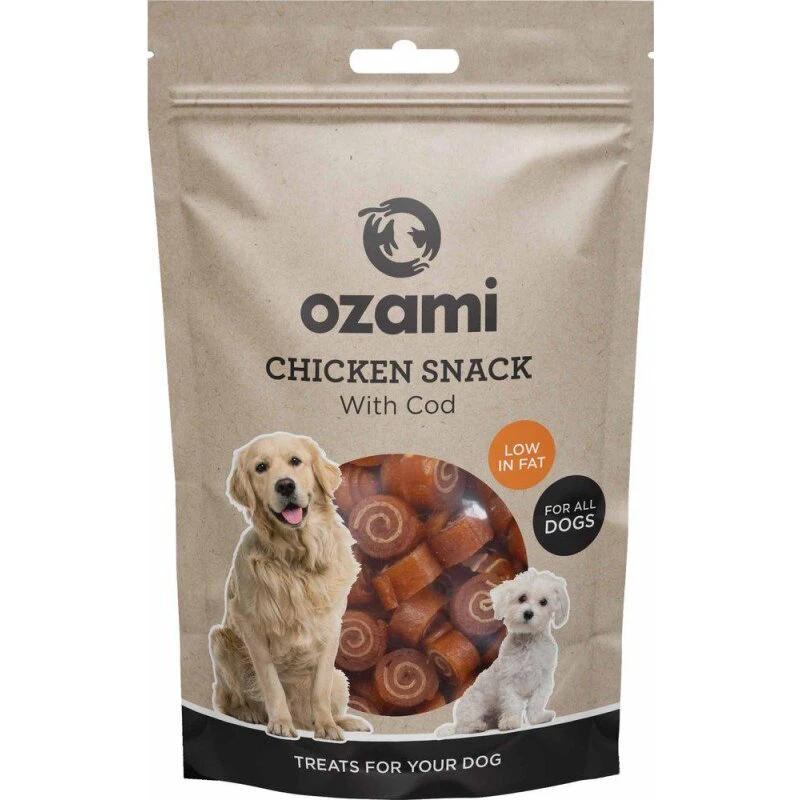 Ozami Kyllingesnack med Torsk 100 g